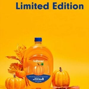 Softsoap Limited Edition Pumpkin Liquid Hand Soap, Kitchen or Bathroom Hand Soap
